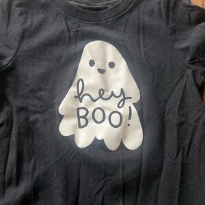 Cat & Jack Black 'Hey Boo!' Ghost Tee